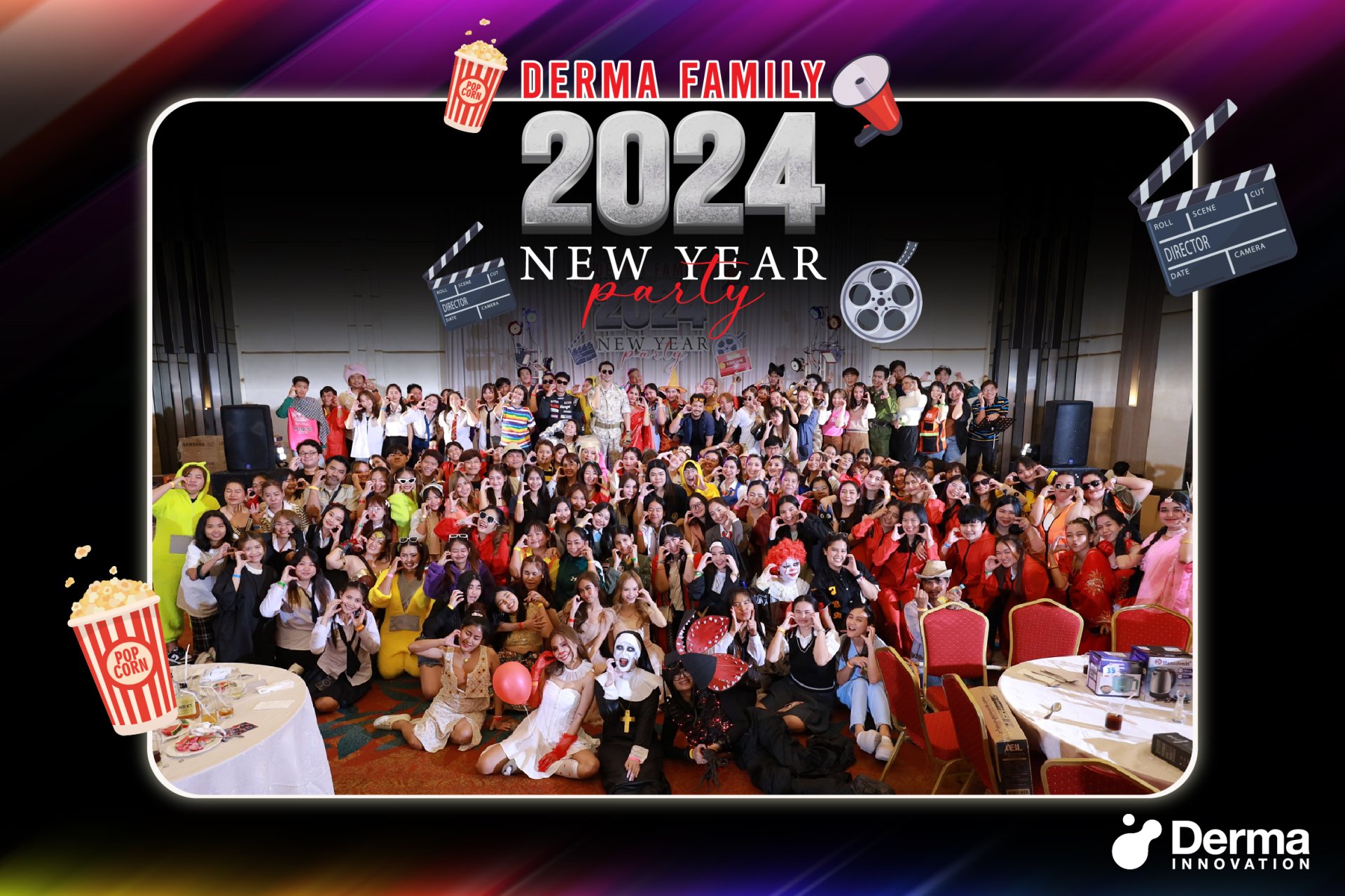 Derma Family New Year Party 2024 "Theme Netflix"